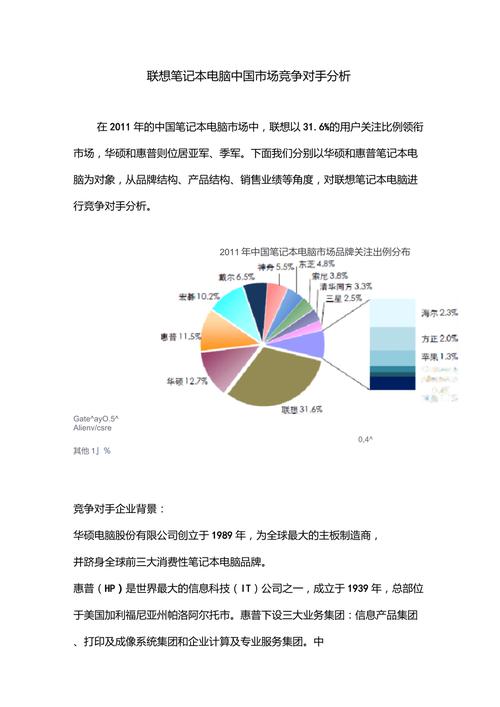 该市场的主要竞争对手