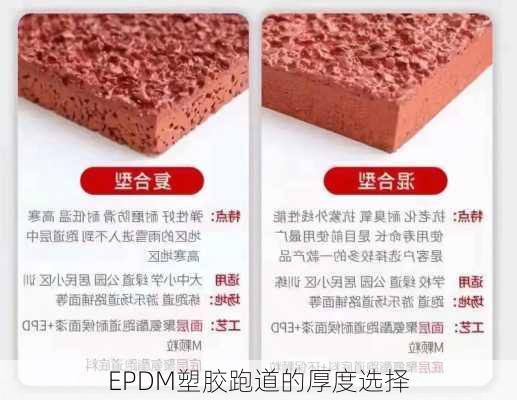 EPDM塑胶跑道的厚度选择