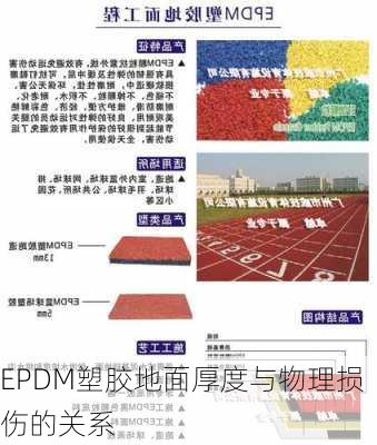 EPDM塑胶地面厚度与物理损伤的关系