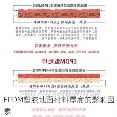 EPDM塑胶地面材料厚度的影响因素