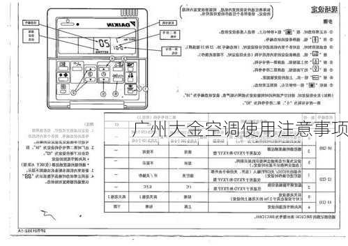 广州大金空调使用注意事项