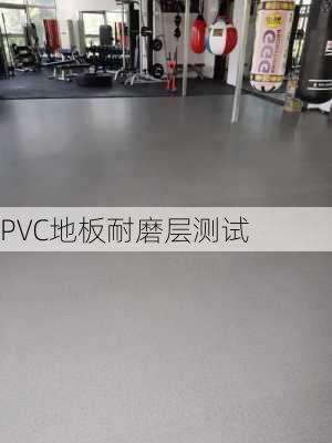 PVC地板耐磨层测试