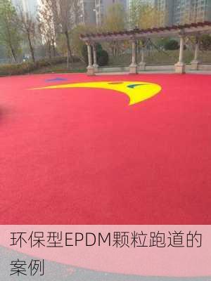 环保型EPDM颗粒跑道的案例