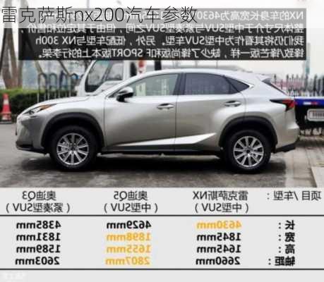 雷克萨斯nx200汽车参数