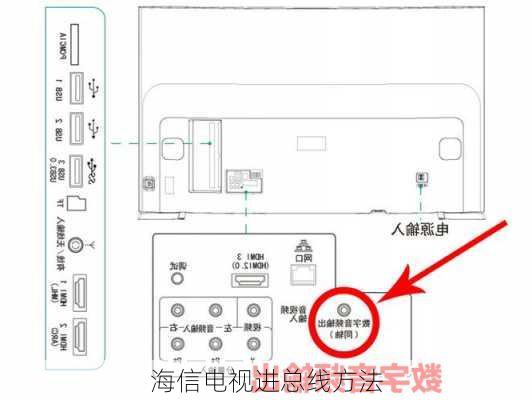 海信电视进总线方法