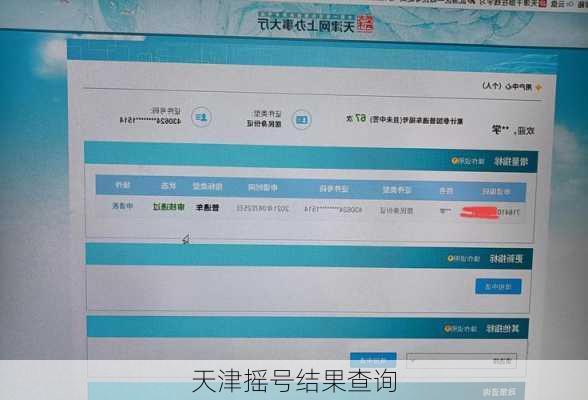 天津摇号结果查询
