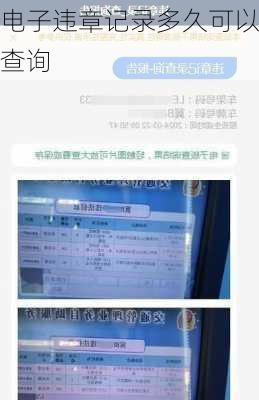 电子违章记录多久可以查询