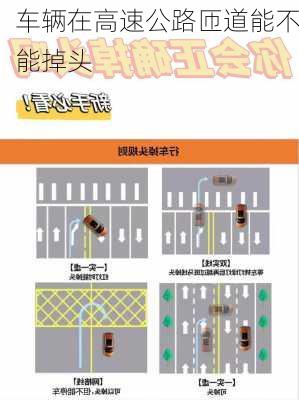 车辆在高速公路匝道能不能掉头