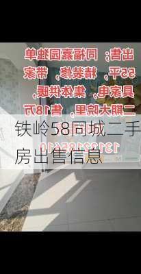 铁岭58同城二手房出售信息