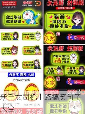 新手女司机上路搞笑句子大全