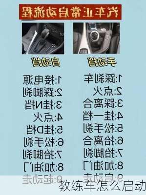 教练车怎么启动