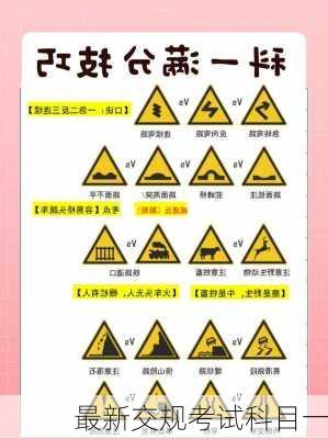 最新交规考试科目一