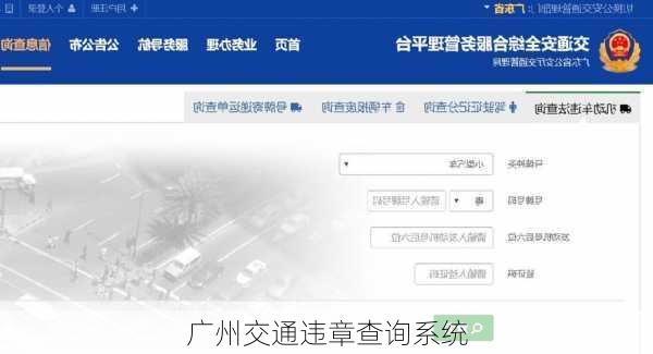 广州交通违章查询系统