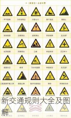 新交通规则大全及图解