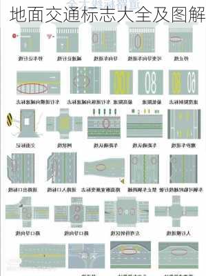 地面交通标志大全及图解