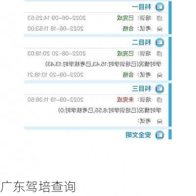 广东驾培查询